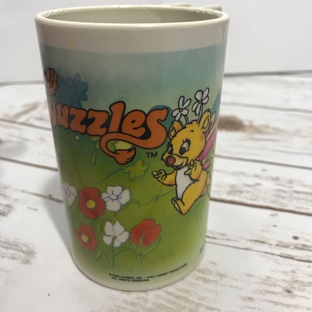 Vintage 1980's‎ Wuzzles Cup Hasbro Disney Retro 80s Wuzzles Cup Mug